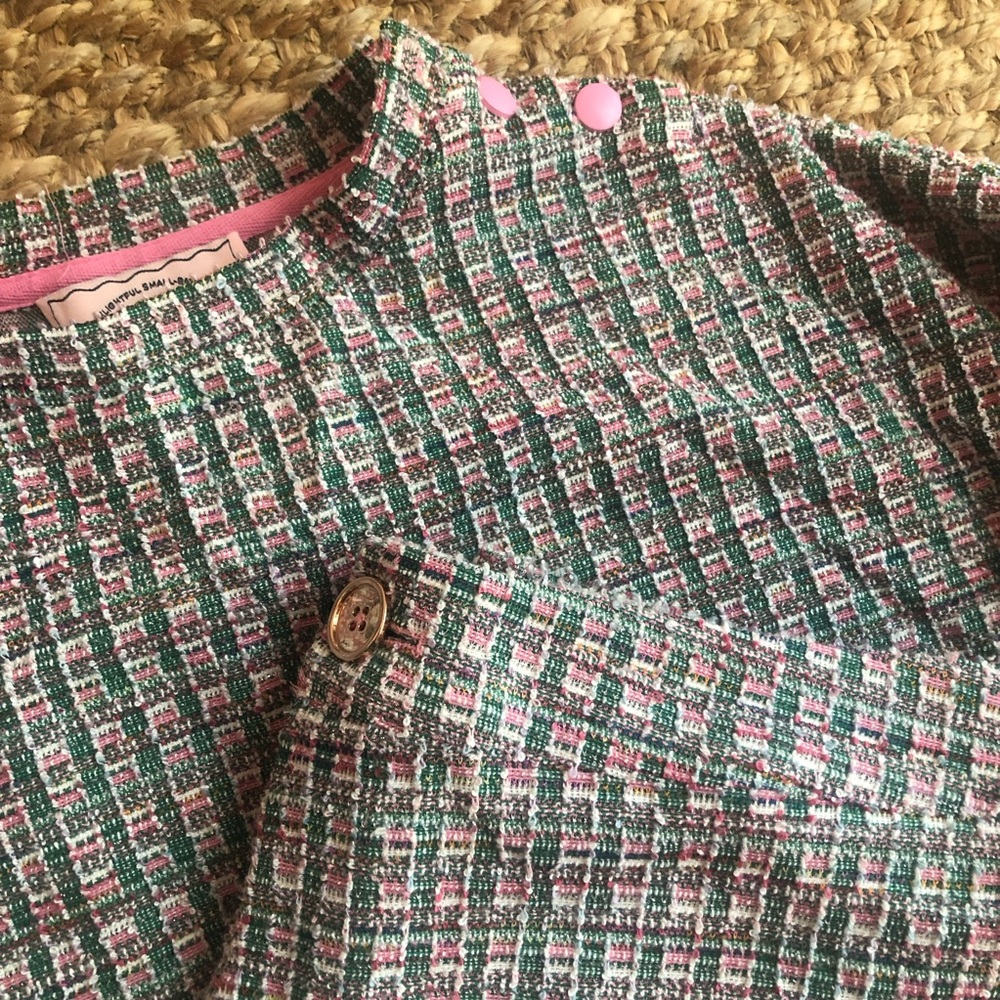 Buru Tweed Hostess Pants Set. Size Medium Large or Size 12